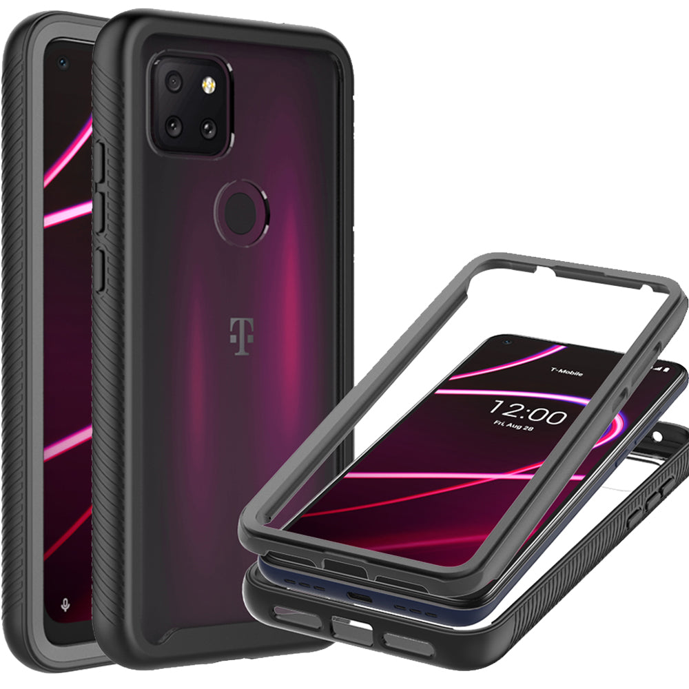 TCL T-Mobile Revvl 5G Case - Heavy Duty Shockproof Clear Phone Cover - EOS Series