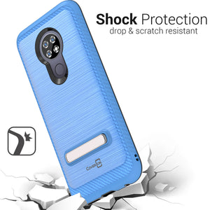 Cricket Ovation / AT&T Radiant Max Case - Metal Kickstand Hybrid Phone Cover - SleekStand Series