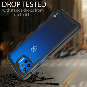 Motorola Moto G 5G Plus / Moto One 5G Case - Heavy Duty Shockproof Clear Phone Cover - EOS Series