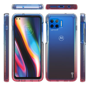 Motorola Moto G 5G Plus / Moto One 5G Clear Case Full Body Colorful Phone Cover - Gradient Series