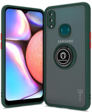 Load image into Gallery viewer, Samsung Galaxy A10s Case - Clear Tinted Metal Ring Phone Cover - Dynamic Series
