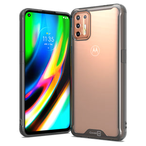 Motorola Moto G9 Plus Clear Case Hard Slim Protective Phone Cover - Pure View Series