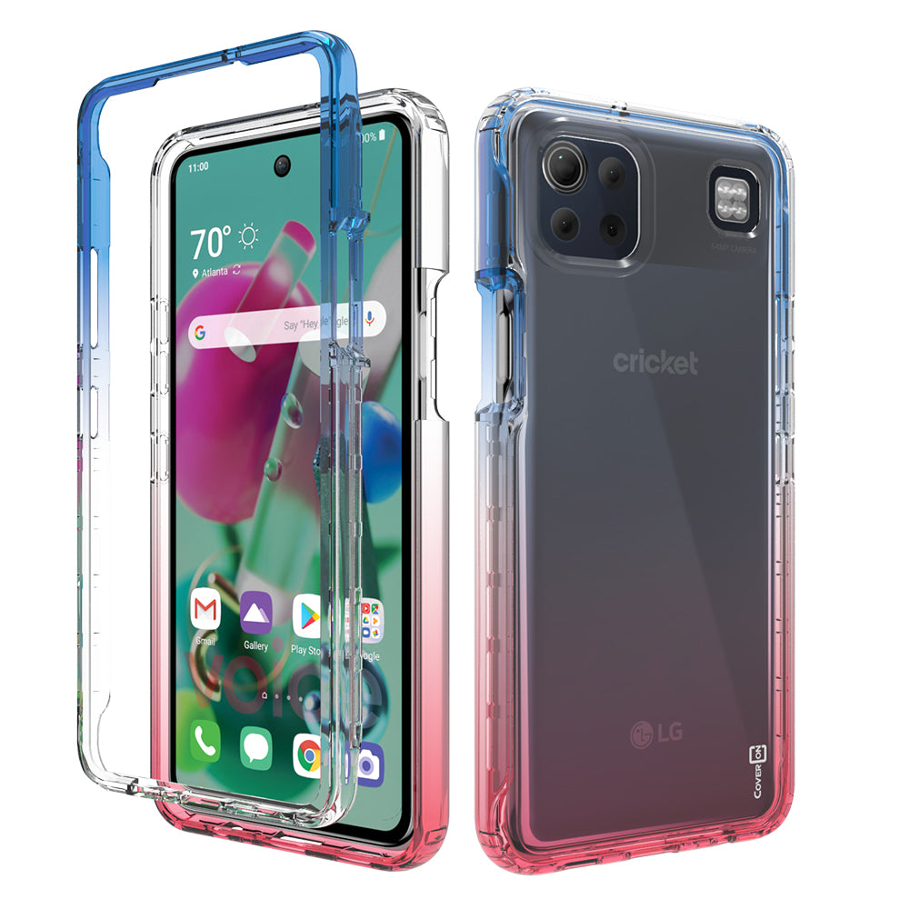 LG K92 5G Clear Case Full Body Colorful Phone Cover - Gradient Series