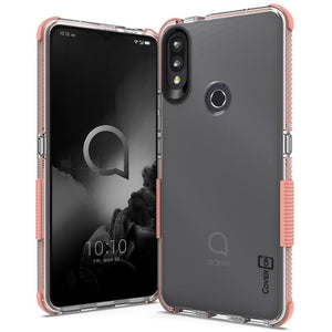 Alcatel 3V 2019 Clear Case - Protective TPU Rubber Phone Cover - Collider Series