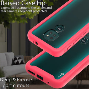 Motorola Moto G9 / Moto G9 Play Case - Heavy Duty Shockproof Clear Phone Cover - EOS Series