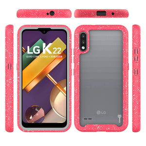 LG K22 / K22+ Plus / K32 Case - Heavy Duty Shockproof Clear Phone Cover - EOS Series