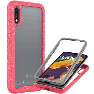 LG K22 / K22+ Plus / K32 Case - Heavy Duty Shockproof Clear Phone Cover - EOS Series