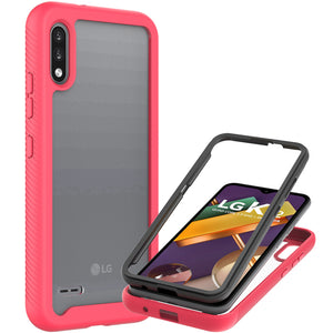 LG K22 / K22+ Plus / K32 Case - Heavy Duty Shockproof Clear Phone Cover - EOS Series