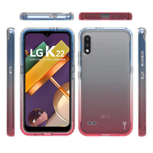 Load image into Gallery viewer, LG K22 / K22+ Plus / K32 Clear Case Full Body Colorful Phone Cover - Gradient Series
