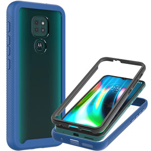 Motorola Moto G9 / Moto G9 Play Case - Heavy Duty Shockproof Clear Phone Cover - EOS Series