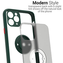 Load image into Gallery viewer, iPhone 11 Pro Case - Clear Tinted Metal Ring Phone Cover - Dynamic Series
