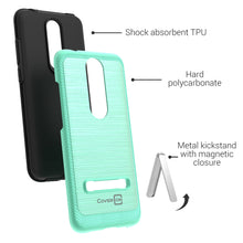 Load image into Gallery viewer, Coolpad Legacy Brisa Case - Metal Kickstand Hybrid Phone Cover - SleekStand Series
