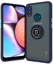 Load image into Gallery viewer, Samsung Galaxy A10s Case - Clear Tinted Metal Ring Phone Cover - Dynamic Series
