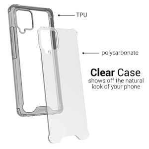 Samsung Galaxy A42 5G Clear Case Hard Slim Protective Phone Cover - Pure View Series