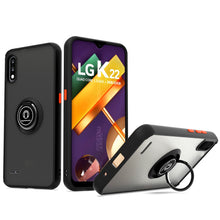 Load image into Gallery viewer, LG K22 / K22+ Plus / K32 Case - Clear Tinted Metal Ring Phone Cover - Dynamic Series
