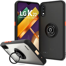 Load image into Gallery viewer, LG K22 / K22+ Plus / K32 Case - Clear Tinted Metal Ring Phone Cover - Dynamic Series
