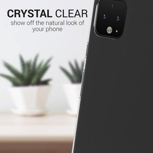 Google Pixel 4 Clear Case - Slim Hard Phone Cover - ClearGuard Series