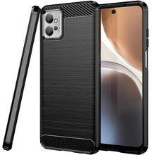 Load image into Gallery viewer, Motorola Moto G32 Case Slim TPU Phone Cover w/ Carbon Fiber
