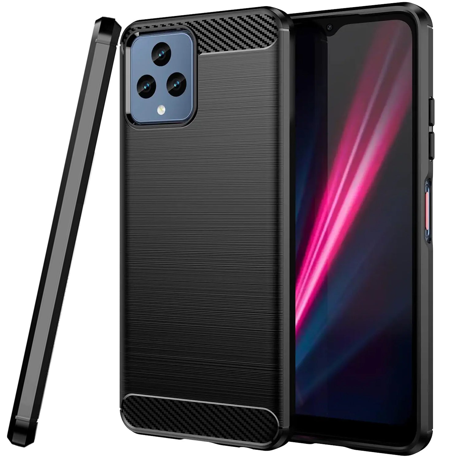 Shockproof Full-Body Case + Screen Protector For T-Mobile REVVL 6X, 6 Pro 5G   Heavy Duty Protection