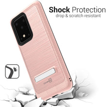 Load image into Gallery viewer, Samsung Galaxy S20 Ultra Case - Metal Kickstand Hybrid Phone Cover - SleekStand Series
