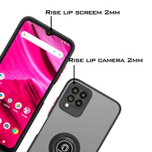 Load image into Gallery viewer, T-Mobile Revvl 6 Pro 5G Ring Case Clear Tinted Back Phone Cover
