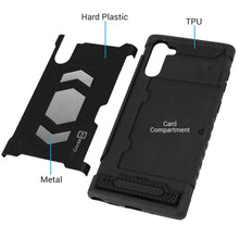 Load image into Gallery viewer, Samsung Galaxy Note 10 Card Case with Metal Plate - Metal Series
