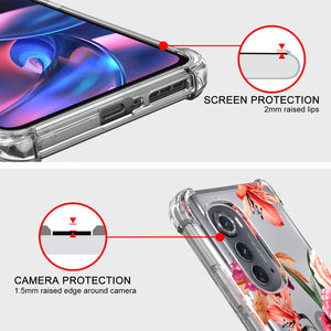 Motorola Edge 2022 / Motorola Edge 5G UW 2022 Slim Case Transparent Clear TPU Design Phone Cover