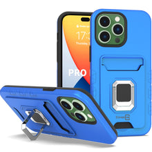 Load image into Gallery viewer, Apple iPhone 14 Pro Max Credit Card Holder Phone Case w/ Ring
