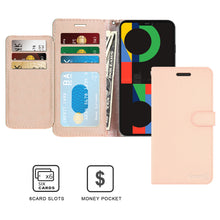 Load image into Gallery viewer, Google Pixel 4a 5G Wallet Case - RFID Blocking Leather Folio Phone Pouch - CarryALL Series
