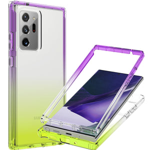 Samsung Galaxy Note 20 Ultra Clear Case Full Body Colorful Phone Cover - Gradient Series