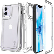 Load image into Gallery viewer, Apple iPhone 12 Mini Clear Case - Full Body Tough Military Grade Shockproof Phone Cover
