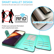Load image into Gallery viewer, Samsung Galaxy Note 20 Ultra Wallet Case - RFID Blocking Leather Folio Phone Pouch - CarryALL Series
