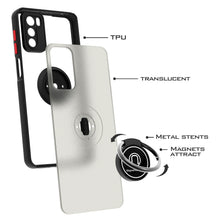 Load image into Gallery viewer, Motorola Moto G42 Ring Case Clear Tinted Back Phone Cover
