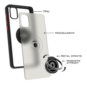 TCL ION Z Ring Case Clear Tinted Back Phone Cover