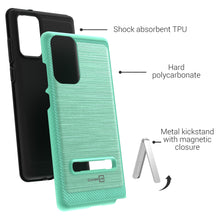 Load image into Gallery viewer, Samsung Galaxy Note 20 Case - Metal Kickstand Hybrid Phone Cover - SleekStand Series
