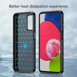 Samsung Galaxy A23 5G Case Slim TPU Phone Cover w/ Carbon Fiber