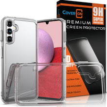Load image into Gallery viewer, Samsung Galaxy A14 5G Clear Hybrid Slim Hard Back TPU Case Chrome Buttons
