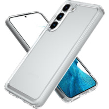 Load image into Gallery viewer, Samsung Galaxy S23+ Plus Clear Hybrid Slim Hard Back TPU Case Chrome Buttons
