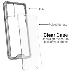 Samsung Galaxy S20 Plus Clear Case Hard Slim Protective Phone Cover - Pure View Series