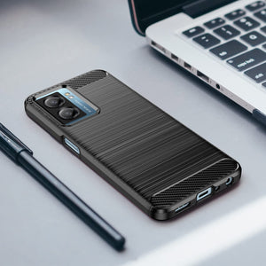 1+ Oneplus Nord N300 5G Case Slim TPU Phone Cover w/ Carbon Fiber
