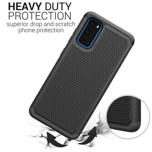 Samsung Galaxy S20 Case - Heavy Duty Protective Hybrid Phone Cover - HexaGuard Series
