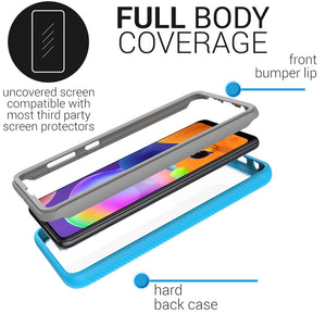 Samsung Galaxy A31 Case - Heavy Duty Shockproof Clear Phone Cover - EOS Series