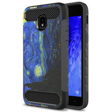 Load image into Gallery viewer, Samsung Galaxy J3 2018 / Express Prime 3 / J3 Star / J3 Prime 2 / Amp Prime 3 / Eclipse 2 / J3 Aura / J3 Orbit / Achieve Case - Hybrid Phone Cover with Carbon Fiber Accents - Arc Series
