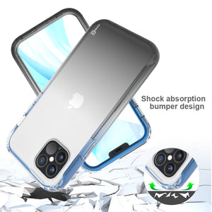 Apple iPhone 12 Pro Max Clear Case Full Body Colorful Phone Cover - Gradient Series