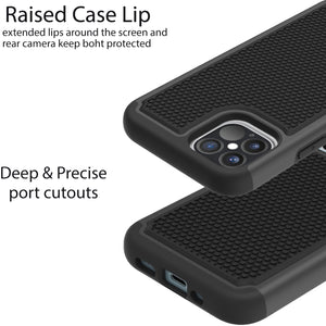 Apple iPhone 12 / iPhone 12 Pro Case - Heavy Duty Protective Hybrid Phone Cover - HexaGuard Series