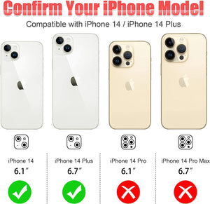 Apple iPhone 14 Camera Lens Individual Screen Protector Tempered Glass