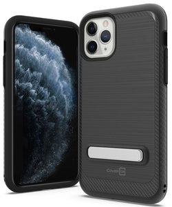 iPhone 11 Pro Case - Metal Kickstand Hybrid Phone Cover - SleekStand Series