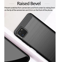 Load image into Gallery viewer, Samsung Galaxy A22 5G Slim Soft Flexible Carbon Fiber Brush Metal Style TPU Case
