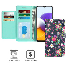 Load image into Gallery viewer, Boost Mobile Celero 5G Wallet Case - RFID Blocking Leather Folio Phone Pouch - CarryALL Series
