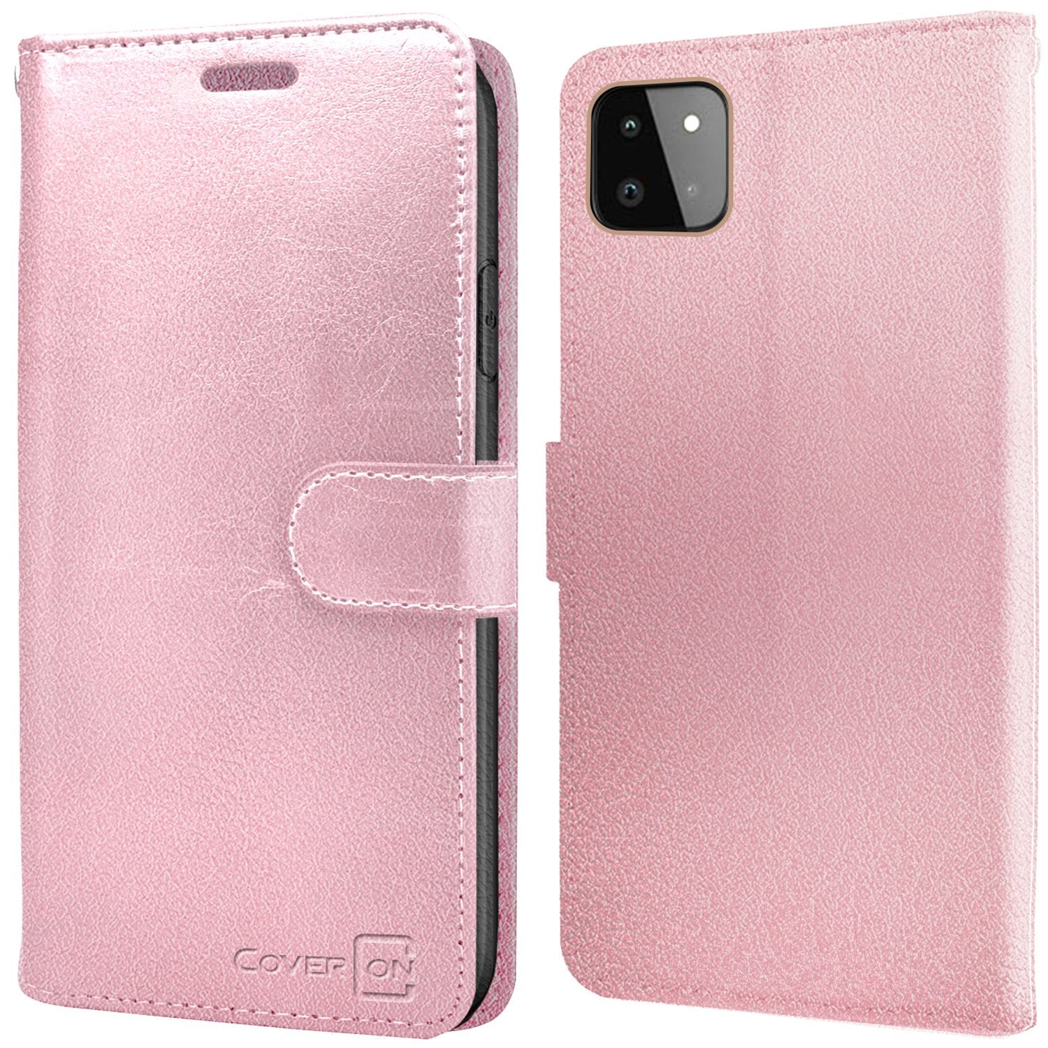 Boost Mobile Celero 5G Wallet Case RFID Blocking Leather Folio